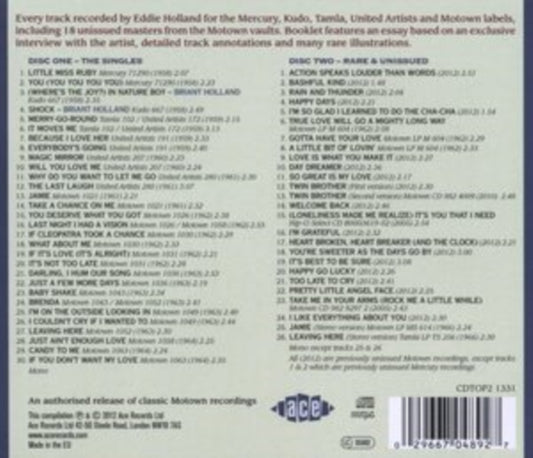Holland, Eddie - It Moves Me: The Complete Recordings 1958-1964