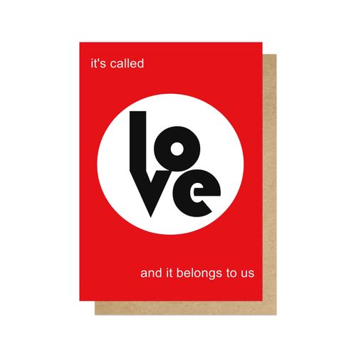 Greetings Card - Thieves Like Us (It's Called Love And It Belongs To Us) (New Order)