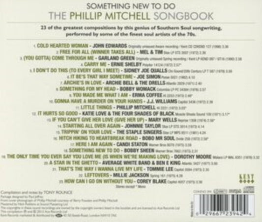 Something New To Do: The Mitchell, Phillip Songbook - Something New To Do: The Phillip Mitchell Songbook