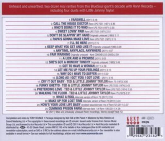 Taylor, Ted - Keep What You Get - The Rare And Unissued Ronn Recordings