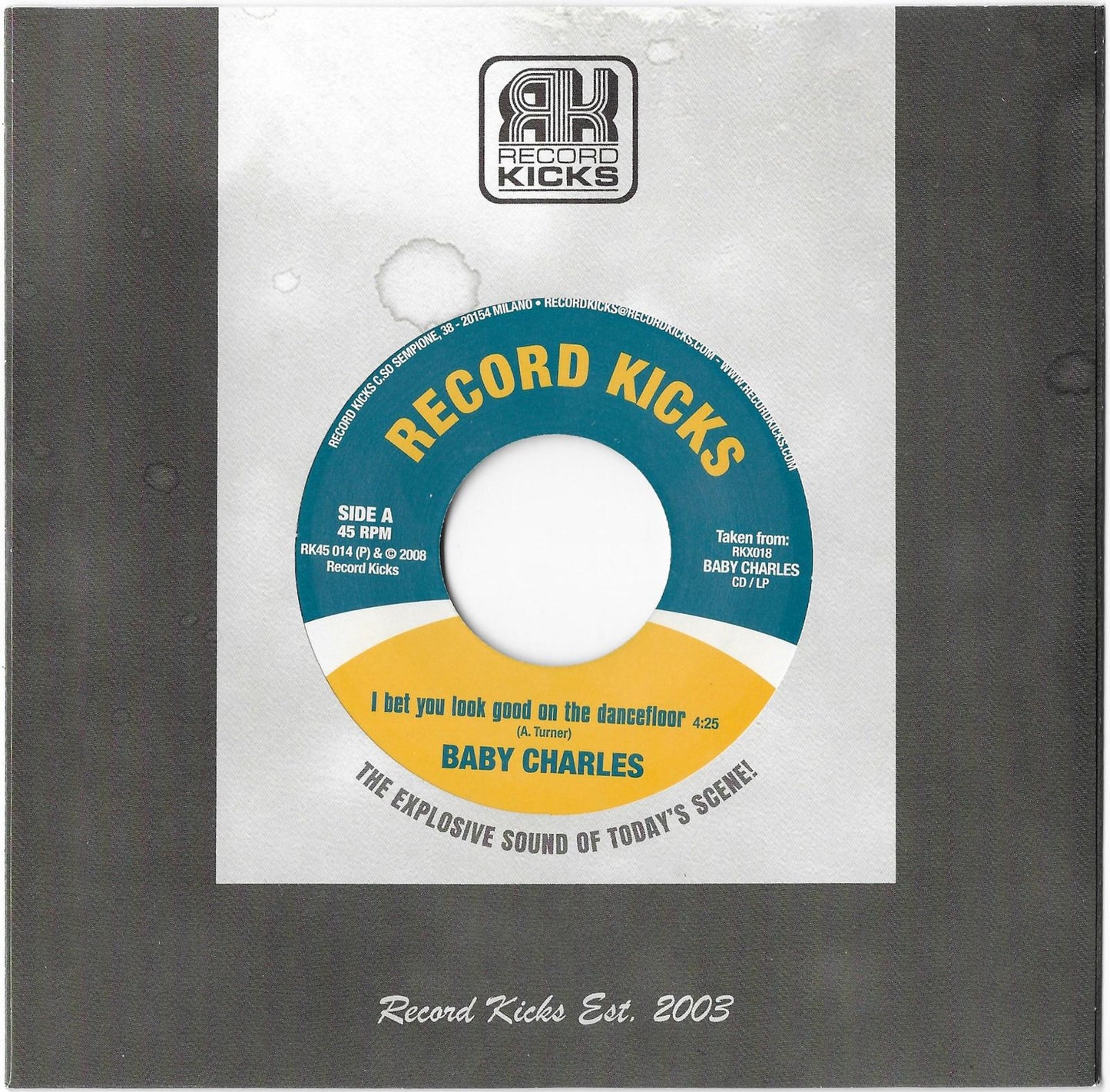 Baby Charles - I Bet You Look Good On The Dancefloor / Time Wasting (2026 Reissue)