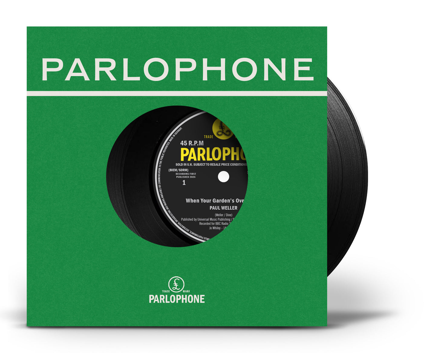 Weller, Paul - When Your Garden's Overgrown (Live at the BBC) (RSD 2026)