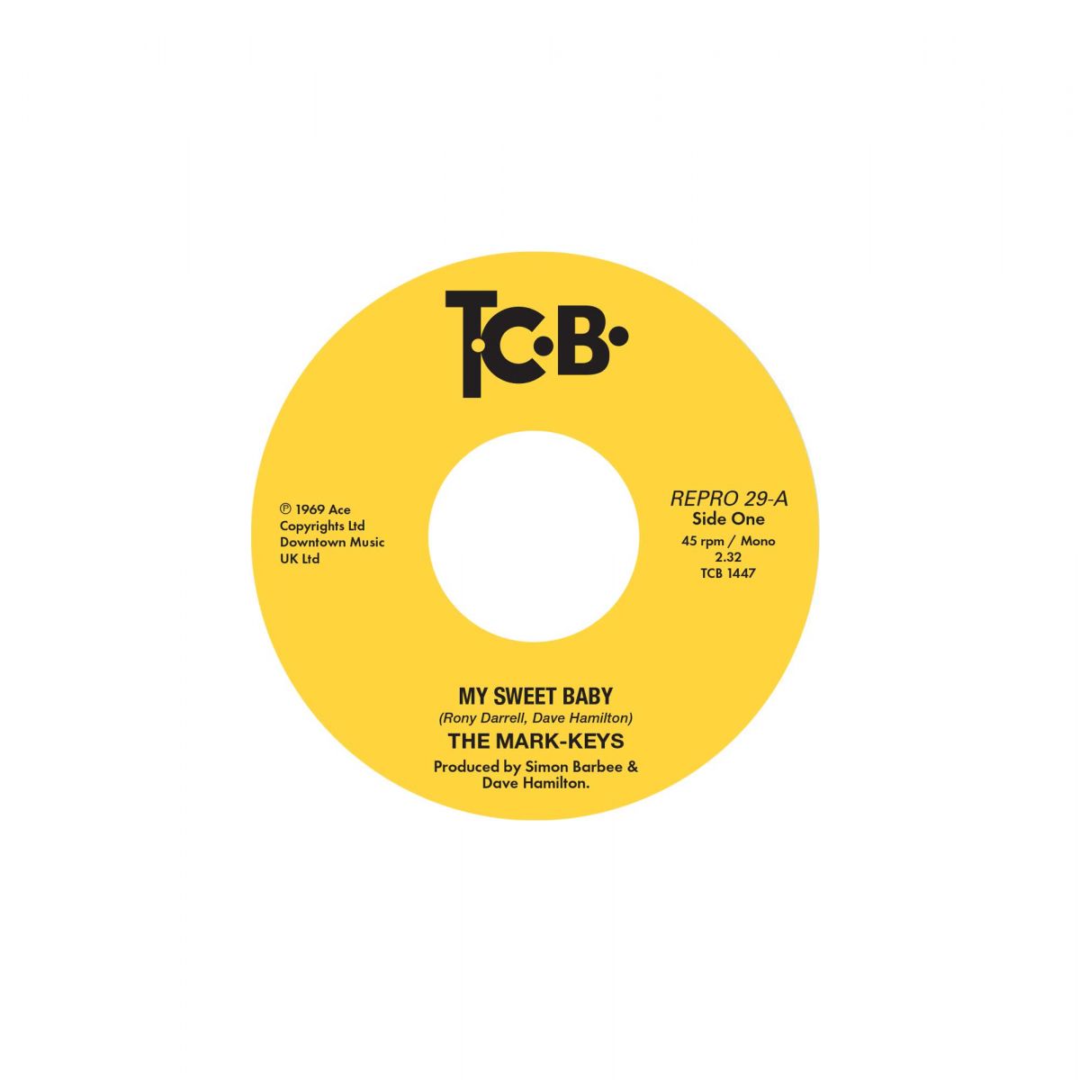 Mark-Keys, The - My Sweet Baby / Heavenly Thing