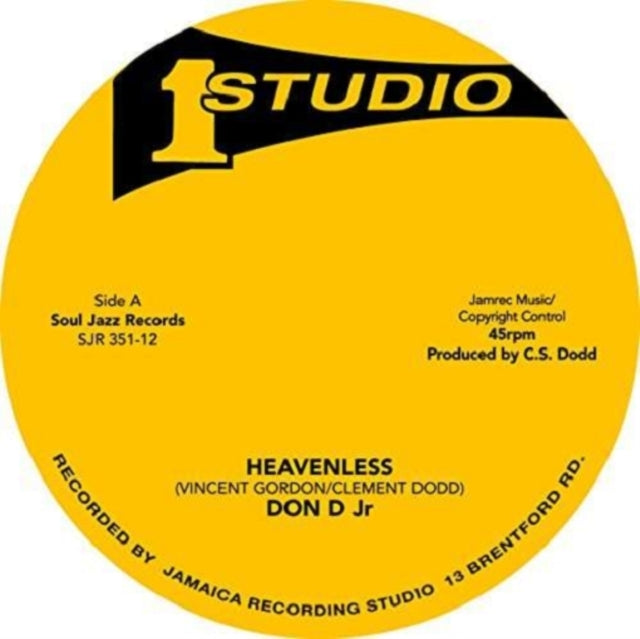 Soul Jazz Records Presents Studio One 12" Singles: - Heavenless / After Christmas