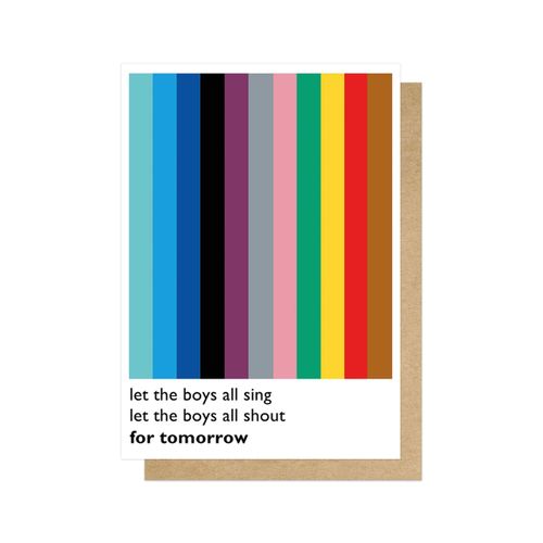 Greetings Card - Going Underground (Let The Boys All Sing Let The Boys All Shout For Tomorrow) (The Jam)