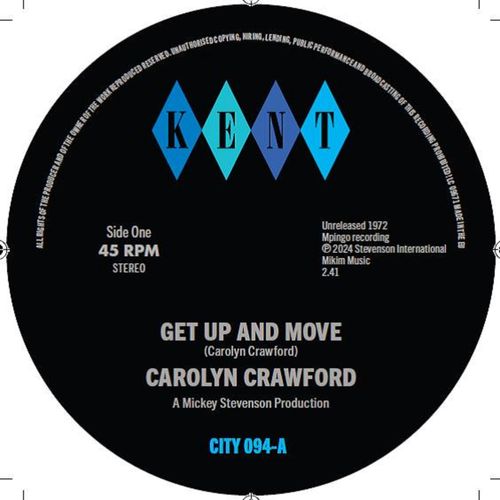 Crawford, Carolyn - Get Up And Move / Sugar Boy