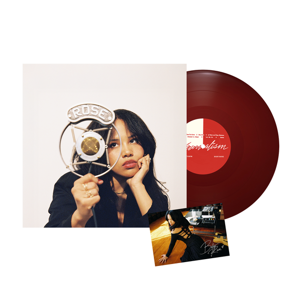 Maroon LP + *Signed* Postcard